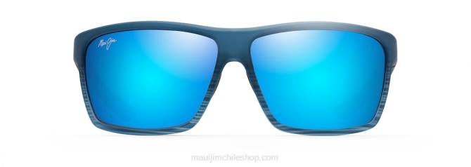 4DRP149 azul raya negra/azul hawaii lentes de sol cruzados polarizados alenuihaha Maui Jim