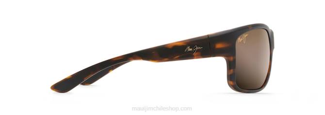 4DRP261 caucho tortuga mate/bronce hcl lentes de sol cruzados polarizados con cruz del sur Maui Jim