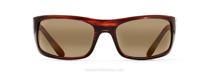 4DRP273 tortuga/hcl bronce gafas de sol cruzadas peahi polarizadas Maui Jim