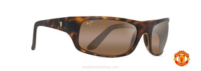 4DRP274 tortuga mate/bronce hcl gafas de sol cruzadas peahi polarizadas Maui Jim