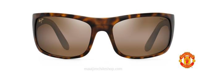 4DRP274 tortuga mate/bronce hcl gafas de sol cruzadas peahi polarizadas Maui Jim