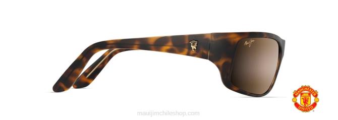 4DRP274 tortuga mate/bronce hcl gafas de sol cruzadas peahi polarizadas Maui Jim