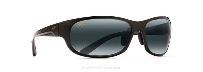 4DRP290 negro brillante degradado/gris neutro lentes de sol cruzados polarizados twin falls Maui Jim
