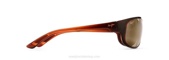 4DRP292 rootbeer se desvanece/hcl bronce lentes de sol cruzados polarizados twin falls Maui Jim