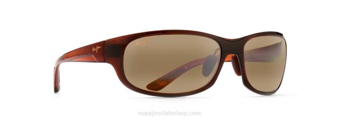 4DRP295 rootbeer se desvanece/hcl bronce lentes de sol cruzados polarizados twin falls Maui Jim
