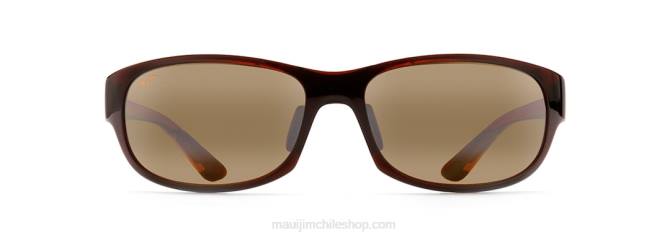 4DRP295 rootbeer se desvanece/hcl bronce lentes de sol cruzados polarizados twin falls Maui Jim