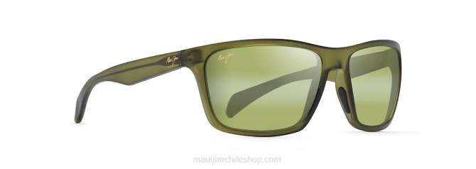 4DRP342 verde caqui translucido mate/ht lentes de sol cruzados polarizados makoa Maui Jim