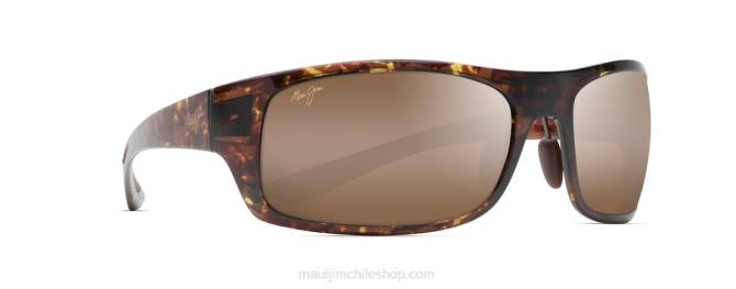 4DRP382 tortuga verde oliva/bronce hcl lentes de sol cruzados polarizados big wave Maui Jim