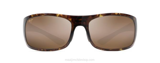 4DRP382 tortuga verde oliva/bronce hcl lentes de sol cruzados polarizados big wave Maui Jim