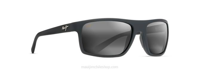4DRP415 caucho negro mate/gris neutro byron bay gafas de sol cruzadas polarizadas Maui Jim