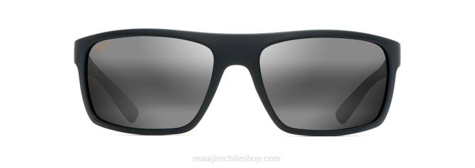 4DRP415 caucho negro mate/gris neutro byron bay gafas de sol cruzadas polarizadas Maui Jim