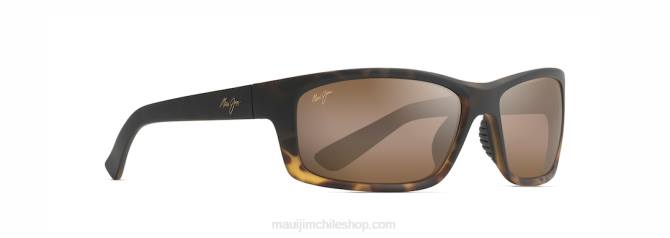4DRP425 tortuga mate ombre/hcl bronce gafas de sol cruzadas polarizadas kanaio coast Maui Jim