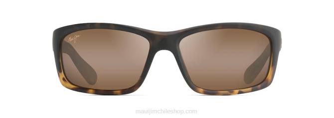 4DRP425 tortuga mate ombre/hcl bronce gafas de sol cruzadas polarizadas kanaio coast Maui Jim