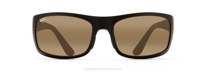 4DRP429 negro mate/hcl bronce gafas de sol envolventes polarizadas haleakala Maui Jim