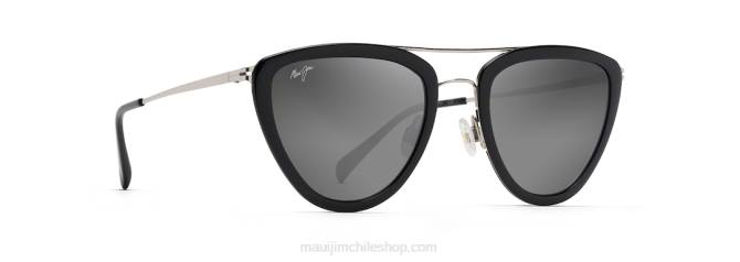 4DRP120 negro brillo/gris neutro gafas de sol de moda polarizadas hunakai Maui Jim