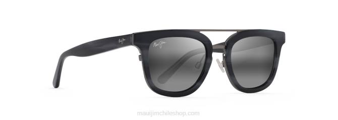 4DRP159 tortuga gris/gris neutro gafas de sol de moda polarizadas modo relajación Maui Jim