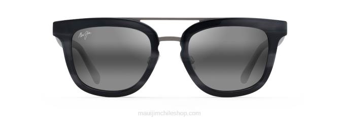 4DRP159 tortuga gris/gris neutro gafas de sol de moda polarizadas modo relajación Maui Jim