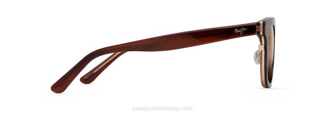 4DRP161 tortuga con interior marfil/bronce hcl gafas de sol de moda polarizadas modo relajación Maui Jim