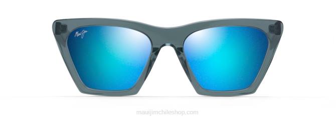 4DRP174 azul acero con cristal/azul hawaii gafas de sol de moda polarizadas kini kini Maui Jim