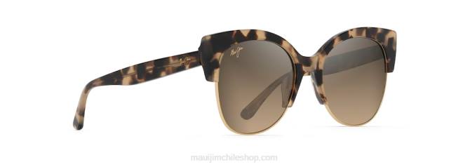 4DRP205 tortuga con oro/hcl bronce gafas de sol moda polarizadas mariposa Maui Jim