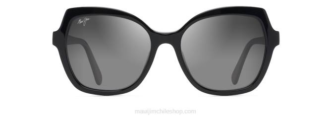 4DRP22 negro brillo/gris neutro gafas de sol moda polarizadas mamane Maui Jim