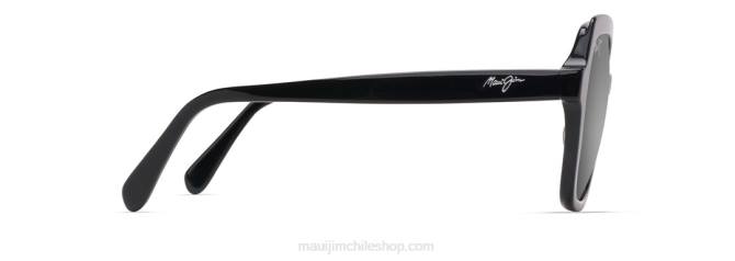 4DRP22 negro brillo/gris neutro gafas de sol moda polarizadas mamane Maui Jim