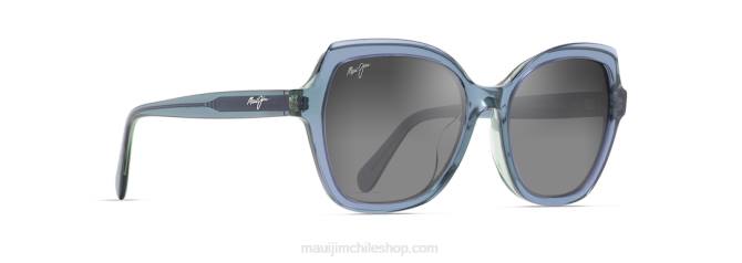 4DRP23 verde azulado/gris neutro gafas de sol moda polarizadas mamane Maui Jim