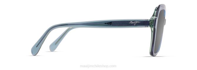 4DRP23 verde azulado/gris neutro gafas de sol moda polarizadas mamane Maui Jim