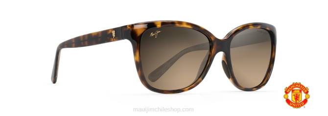 4DRP282 tortuga brillo/bronce hcl gafas de sol de moda polarizadas con estrellas de mar Maui Jim
