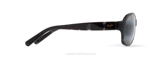 4DRP305 tortuga negra y gris/gris neutro gafas de sol de moda polarizadas koki beach Maui Jim