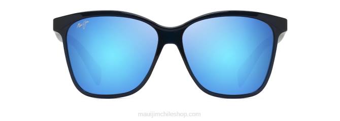 4DRP30 hawaii azul marino/azul translúcido anteojos de sol de moda polarizados sol líquido Maui Jim