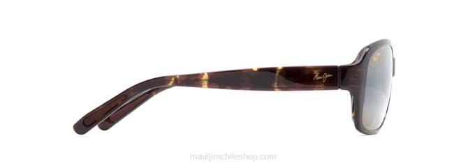 4DRP348 tortuga verde oliva/bronce hcl gafas de sol de moda polarizadas con ajuste asiático de koki beach Maui Jim