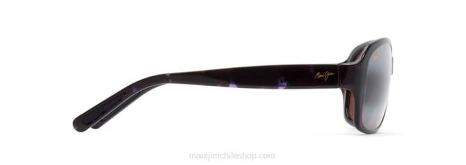4DRP349 tortuga morada/rosa gafas de sol de moda polarizadas con ajuste asiático de koki beach Maui Jim