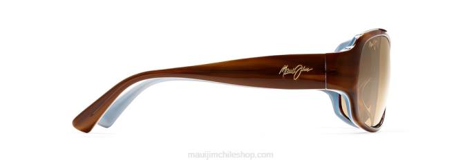 4DRP404 tortuga con blanco y azul/hcl bronce gafas de sol de moda polarizadas nalani Maui Jim
