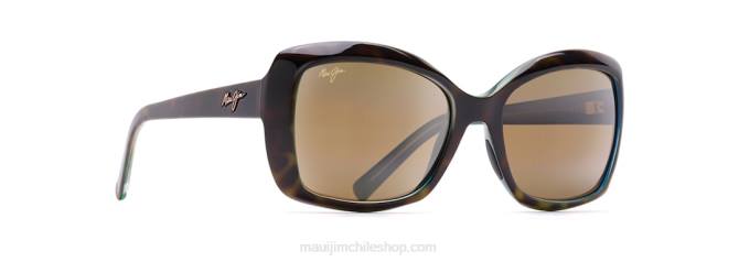 4DRP406 tortuga con pavo real/hcl bronce gafas de sol de moda polarizadas orquídea Maui Jim