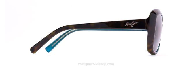 4DRP406 tortuga con pavo real/hcl bronce gafas de sol de moda polarizadas orquídea Maui Jim