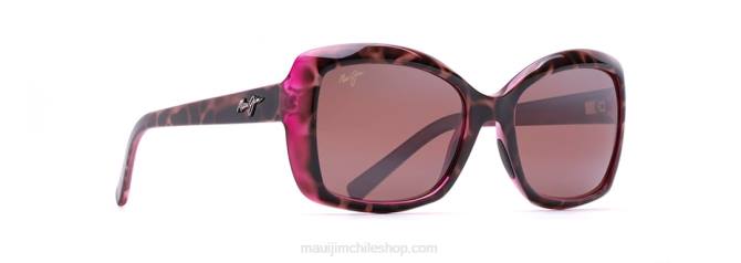 4DRP407 tortuga con frambuesa/rosa gafas de sol de moda polarizadas orquídea Maui Jim