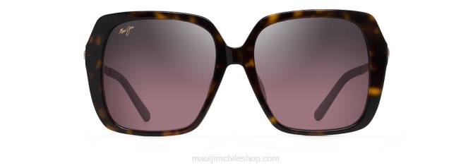 4DRP75 tortuga/rosa gafas de sol de moda polarizadas junto a la piscina Maui Jim