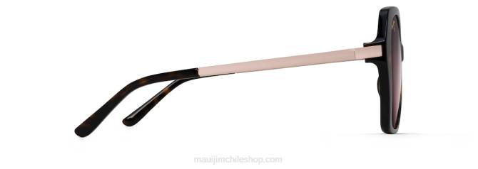 4DRP75 tortuga/rosa gafas de sol de moda polarizadas junto a la piscina Maui Jim