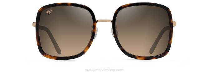 4DRP80 tortuga con oro brillante/bronce hcl gafas de sol de moda polarizadas pua Maui Jim