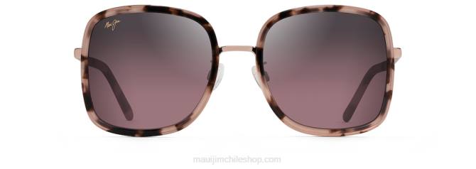 4DRP81 tortuga rosa con oro rosa/rosa gafas de sol de moda polarizadas pua Maui Jim