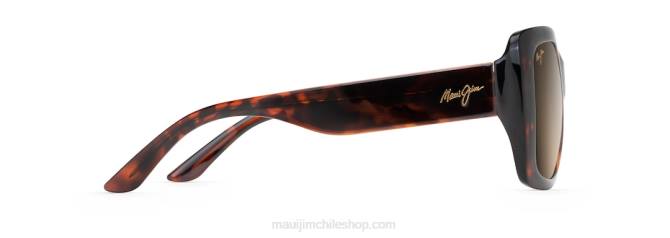 4DRP94 tortuga/hcl bronce gafas de sol de moda polarizadas de dos pasos Maui Jim