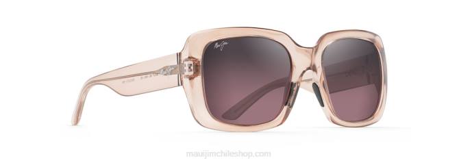 4DRP95 rosa transparente/rosa gafas de sol de moda polarizadas de dos pasos Maui Jim