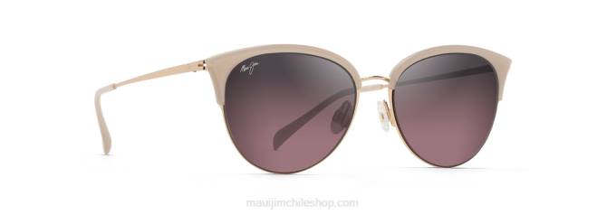 4DRP125 almendra lechosa/rosa lentes de sol ojo de gato polarizados olili Maui Jim