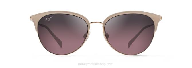 4DRP125 almendra lechosa/rosa lentes de sol ojo de gato polarizados olili Maui Jim