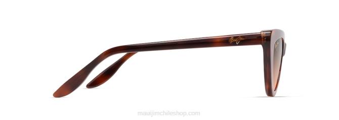 4DRP16 tortuga/hcl bronce gafas de sol cat eye polarizadas lichi Maui Jim