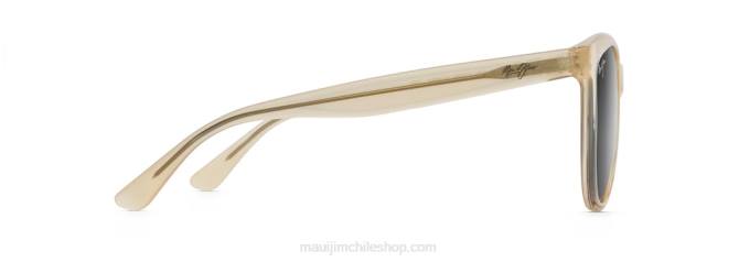 4DRP231 almendra lechosa/gris neutro Glory Glory gafas de sol ojo de gato polarizadas Maui Jim