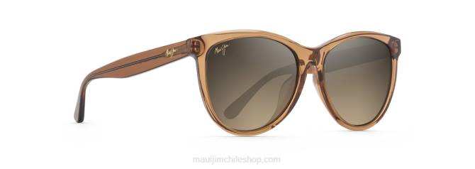 4DRP232 canela transparente/hcl bronce Glory Glory gafas de sol ojo de gato polarizadas Maui Jim