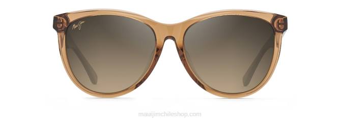 4DRP232 canela transparente/hcl bronce Glory Glory gafas de sol ojo de gato polarizadas Maui Jim