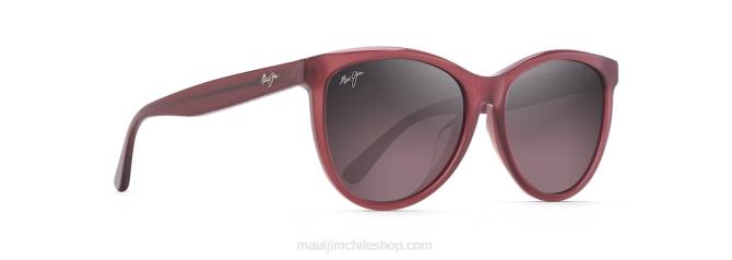 4DRP233 frambuesa lechosa transparente/rosa Glory Glory gafas de sol ojo de gato polarizadas Maui Jim